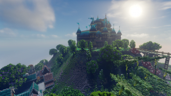 Minecraft medieval hub