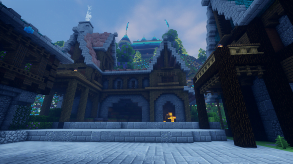 Minecraft medieval hub