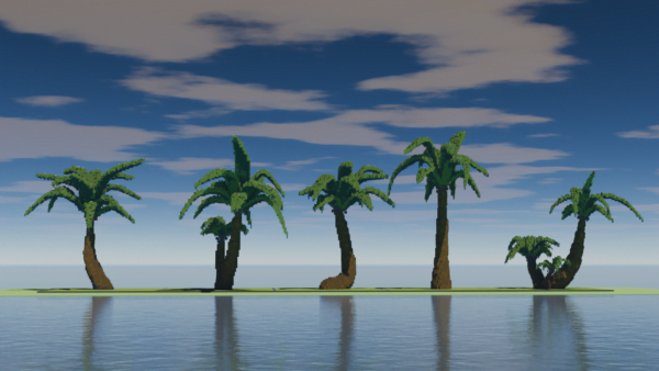 Minecraft Realistic Palm Trees