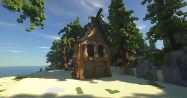 Minecraft medieval house