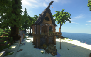 Minecraft medieval house