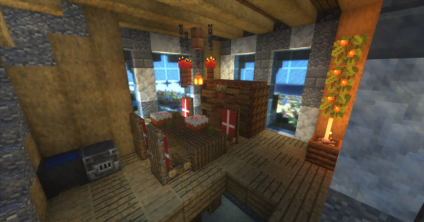 Minecraft medieval house