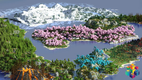Minecraft landscape map