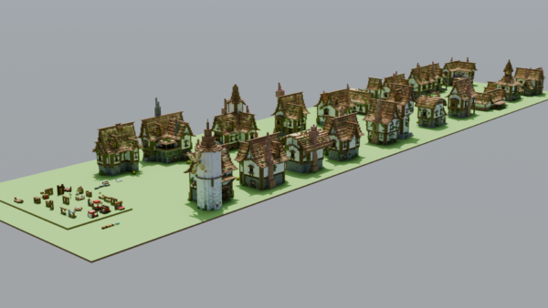 Bundle Minecraft Medieval House