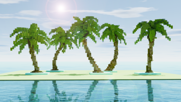 Minecraft palm tree bundle