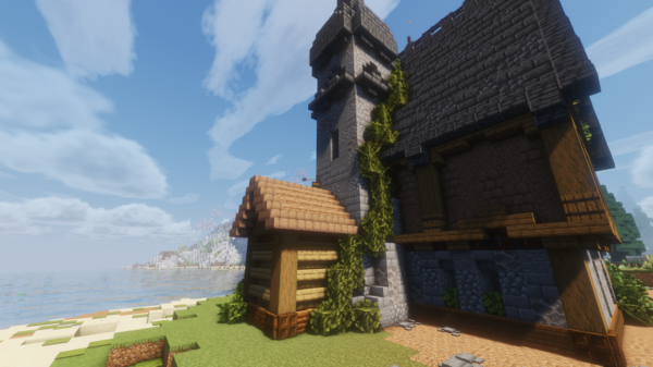 Minecraft medieval house