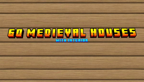 60 Medieval houses with interior