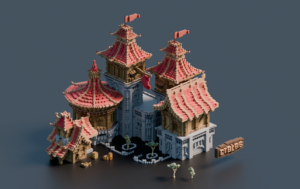 Minecraft hub assets