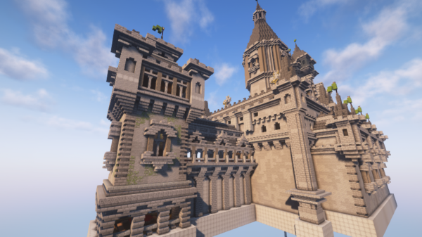 Minecraft medieval castle